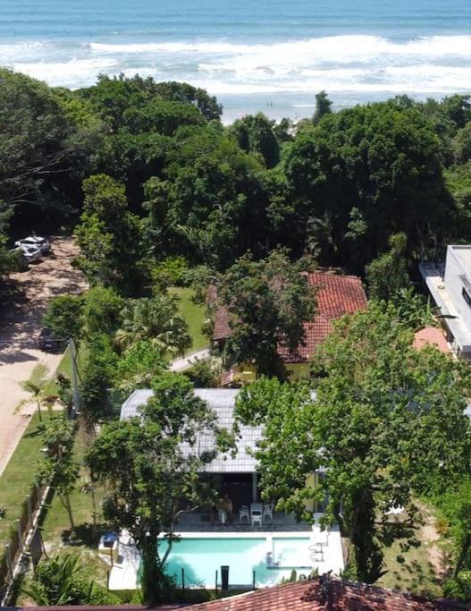 Itamambuca A Beira Mar Com Piscina Villa Ubatuba Exterior foto