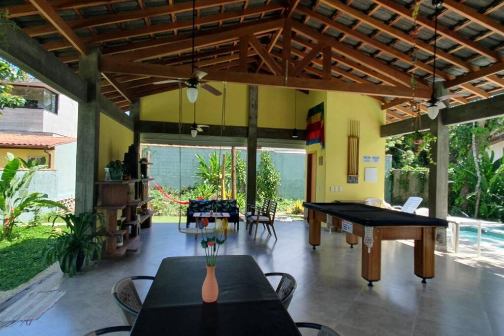 Itamambuca A Beira Mar Com Piscina Villa Ubatuba Exterior foto