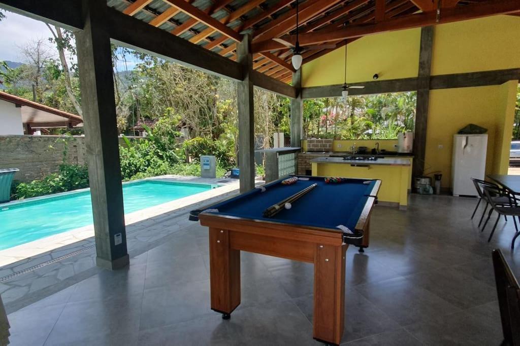Itamambuca A Beira Mar Com Piscina Villa Ubatuba Exterior foto