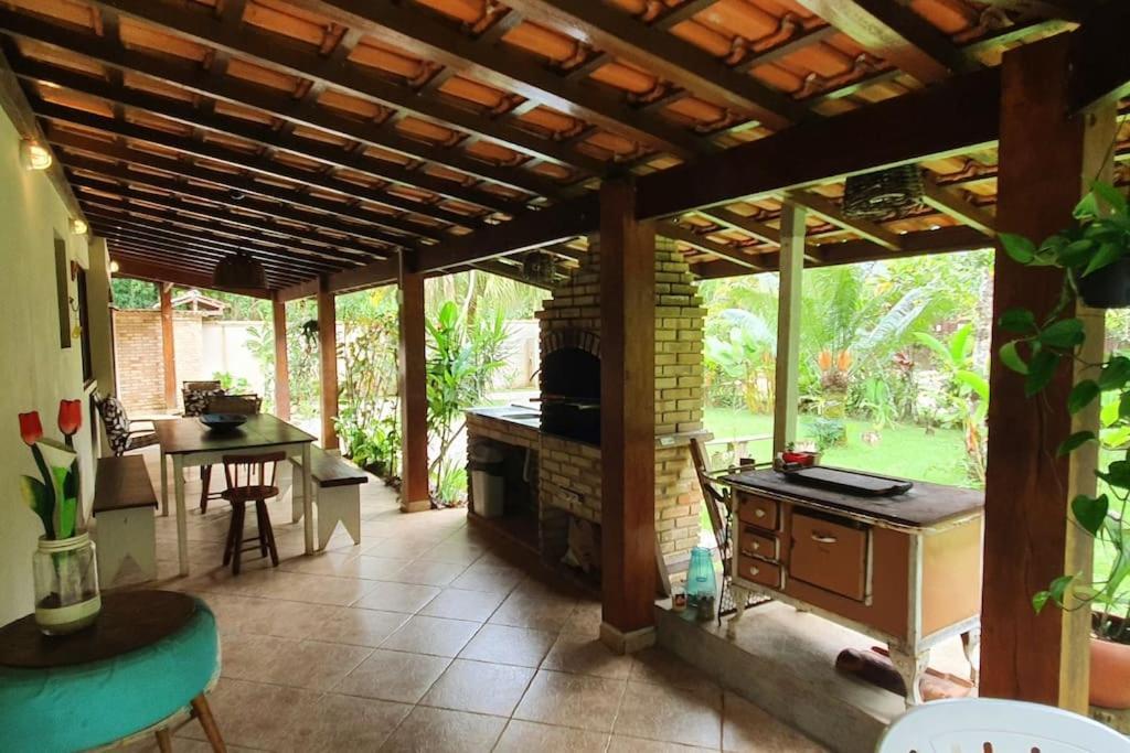 Itamambuca A Beira Mar Com Piscina Villa Ubatuba Exterior foto