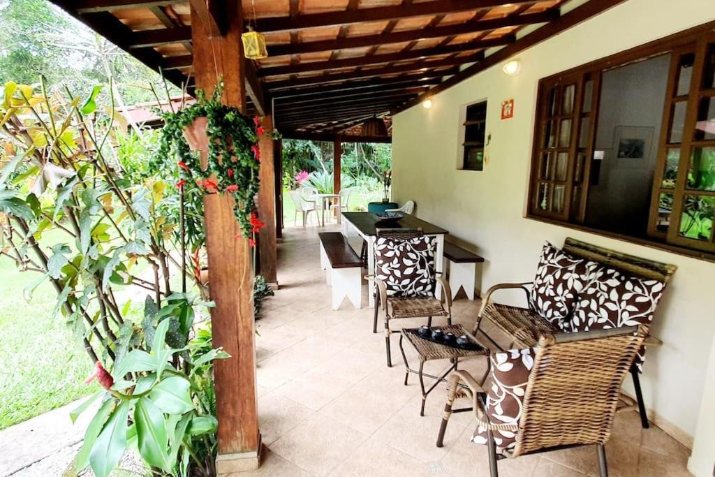 Itamambuca A Beira Mar Com Piscina Villa Ubatuba Exterior foto